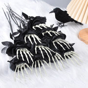 Halloween Skull Hand Rose Horror Decoration Ornaments null