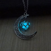 Glowing Pendant Necklaces Silver Plated Chain Necklaces null