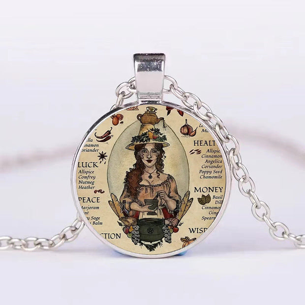Halloween Round Pumpkin Ghost Bat Necklace Men And Women Personality Clavicle Necklace Fashion Jewelry Accessories null