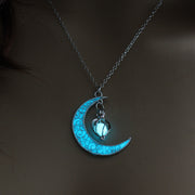 Glowing Pendant Necklaces Silver Plated Chain Necklaces null
