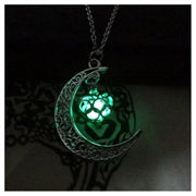 Glowing Pendant Necklaces Silver Plated Chain Necklaces null