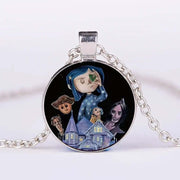 Halloween Round Pumpkin Ghost Bat Necklace Men And Women Personality Clavicle Necklace Fashion Jewelry Accessories null