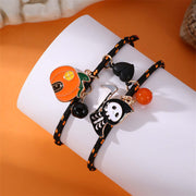 Halloween Bracelet Halloween Pumpkin Ghost Love Magnetic Couple Rope Bracelet null