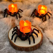 Halloween Decoration Spider Night Lights Party Supplies Decoration Props Bar, Haunted House, Horror Party Accessories null