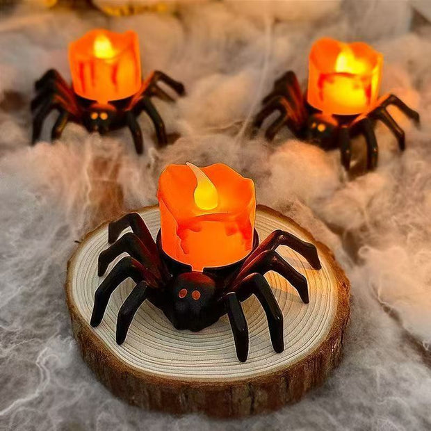 Halloween Decoration Spider Night Lights Party Supplies Decoration Props Bar, Haunted House, Horror Party Accessories null