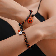 Halloween Bracelet Halloween Pumpkin Ghost Love Magnetic Couple Rope Bracelet null