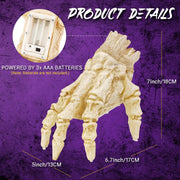 Halloween Electric Luminous Crawling Hand Animated Decoration Induction Luminous Decoration Zombie Hand With Spooky Sound null