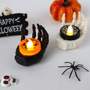 Halloween Small Night Lamp LED Electronic Luminous Decorative Palm Candle Light null