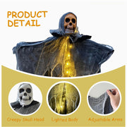 Halloween Decorations Horror Hanging Ghost Skull Skeleton Prop Perfect For Home Outdoor Yard Party Supplies Festival Decorations null