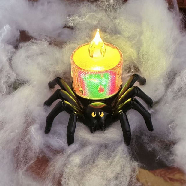 Halloween Decoration Spider Night Lights Party Supplies Decoration Props Bar, Haunted House, Horror Party Accessories null