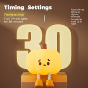Pumpkin Lamp Small Night Lamp Halloween Silicone Pat Lamp Ambience Light null
