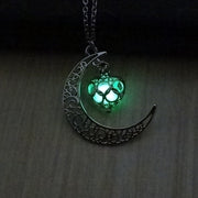Glowing Pendant Necklaces Silver Plated Chain Necklaces null