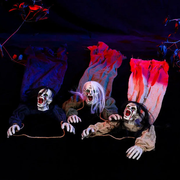 Halloween Decoration Hanging Ghost Haunted House Secret Room Layout Props null