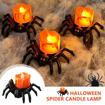 Halloween Decoration Spider Night Lights Party Supplies Decoration Props Bar, Haunted House, Horror Party Accessories null