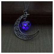Glowing Pendant Necklaces Silver Plated Chain Necklaces null