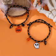 Halloween Bracelet Halloween Pumpkin Ghost Love Magnetic Couple Rope Bracelet null Halloween Bracelet Halloween Pumpkin Ghost Love Magnetic Couple Rope Bracelet null