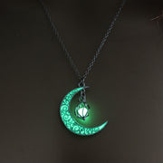 Glowing Pendant Necklaces Silver Plated Chain Necklaces null