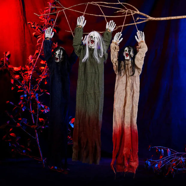 Halloween Decoration Hanging Ghost Haunted House Secret Room Layout Props null
