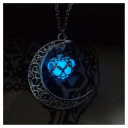 Glowing Pendant Necklaces Silver Plated Chain Necklaces null