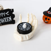 Halloween Small Night Lamp LED Electronic Luminous Decorative Palm Candle Light null