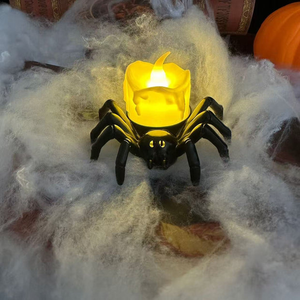 Halloween Decoration Spider Night Lights Party Supplies Decoration Props Bar, Haunted House, Horror Party Accessories null