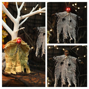 Halloween Hanging Ghost Iron Chain Glowing Skull Decorative Ornaments null