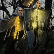 Halloween Decorations Horror Hanging Ghost Skull Skeleton Prop Perfect For Home Outdoor Yard Party Supplies Festival Decorations null