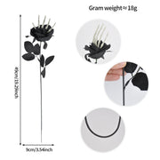 Halloween Skull Hand Rose Horror Decoration Ornaments null